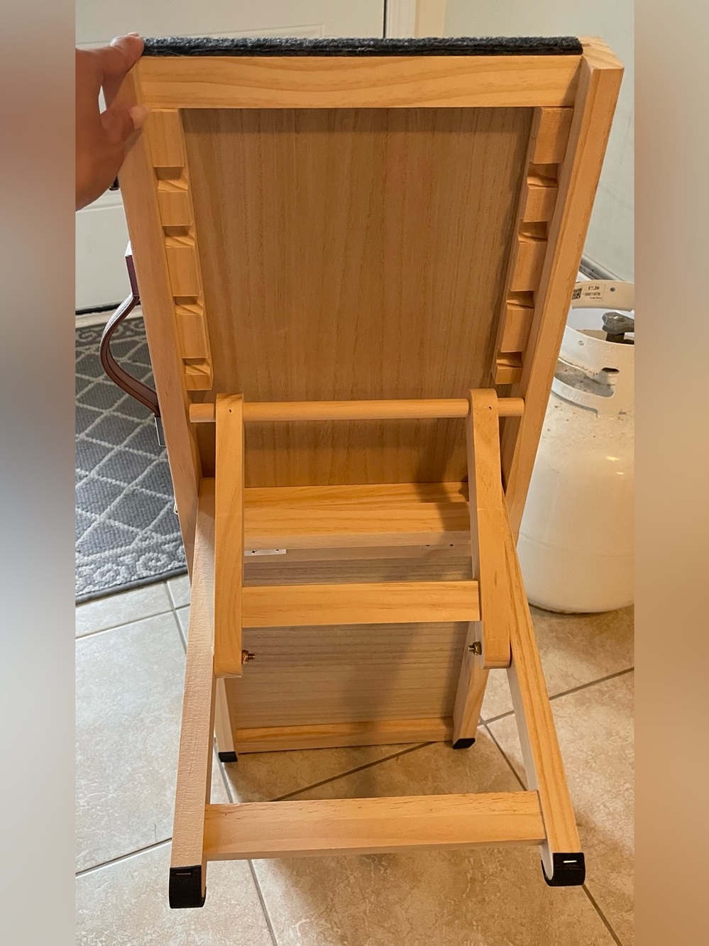 New Portable Wood Foldable Ramp pet stairs for elderly small dog or cat - Picture 4 of 5